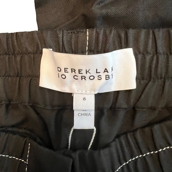 Derek Lam 10 Crosby - NWT Contrast Stitching Utility Joggers Trousers Sz 8 - Picture 8 of 12